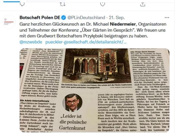 Polnische Botschaft Twitter