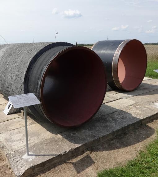 ReinkenhagenErdölmuseumRohrstückOstseepipelineNordStream
